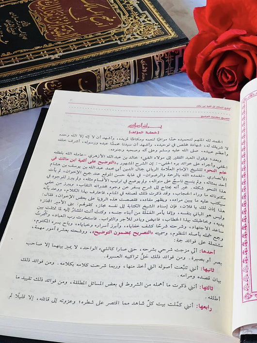 أوضح المسالك إلى ألفية ابن مالك 1/2 معاجم و قواميس وكتب تعليم اللغات الأجنبية جمال الدين عبد الله بن هاشم الأنصاري 