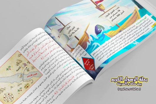 رحلة الرسول الكريم بين مكة والمدينة : من الولادة وحتى الوفاة كتب أطفال نهى المهندس 