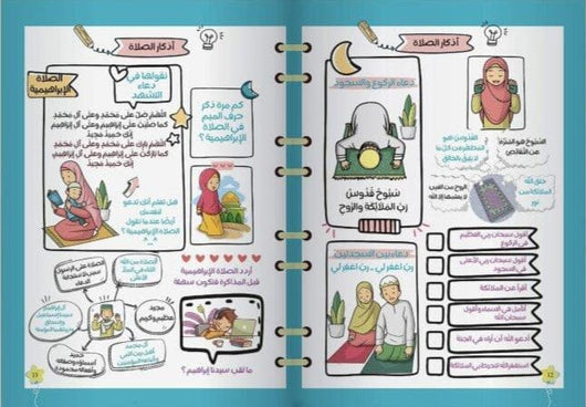 الأذكار بالخرائط الذهنية للصغار كتب أطفال دينا وجيه 