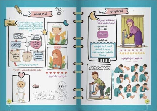 الأذكار بالخرائط الذهنية للصغار كتب أطفال دينا وجيه 