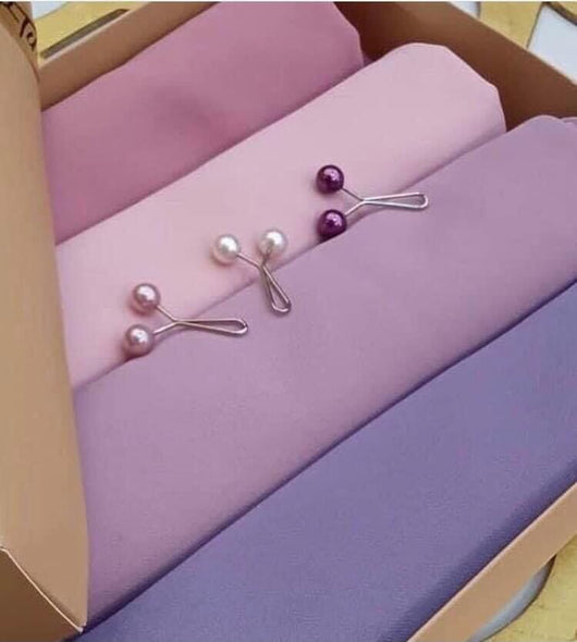 شال و حجاب كريب شيفون حجابات آرام 