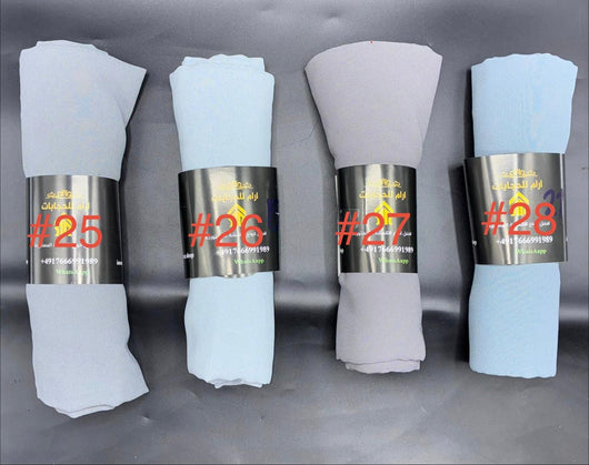 شال و حجاب كريب شيفون حجابات آرام 