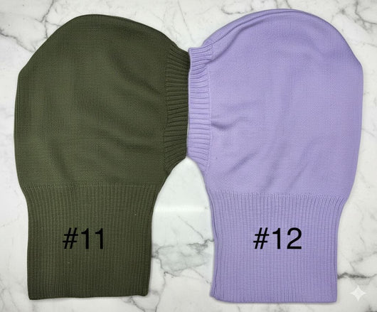 شال حجاب طاقية صوف شتوي . حجابات آرام 