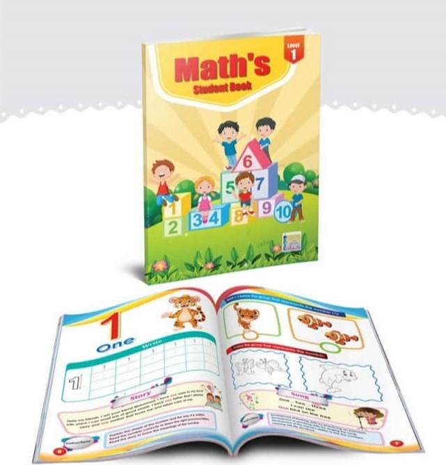 سلسلة منهاج كيان التعليمية كتب أطفال كيان للنشر والتوزيع الرياضيات الأرقام الإنجليزية جزئيين