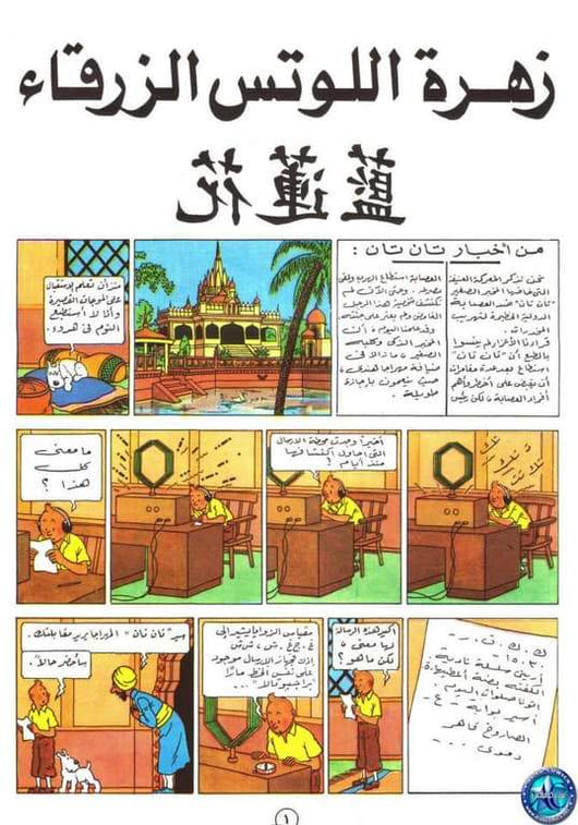 مغامرات تان تان : قصص مصورة كتب أطفال دار المعارف